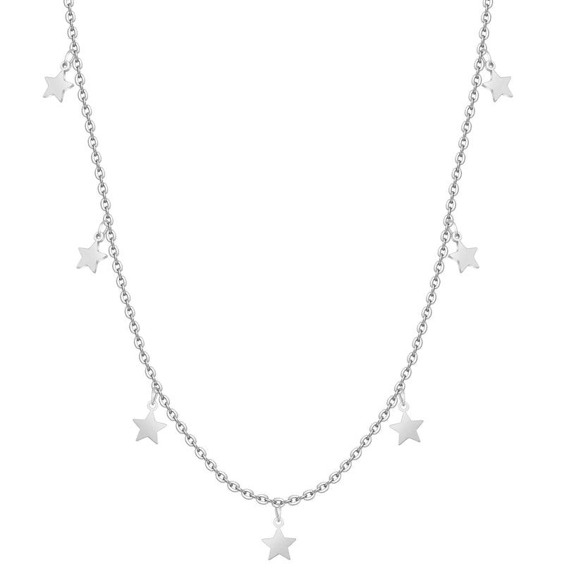 Stylish Star Necklace - Elara-Silver-State of Style
