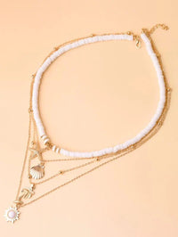 Stylish Starfish Layered Necklace-State of Style