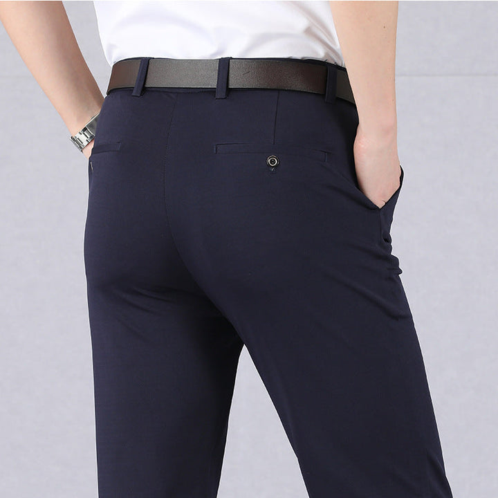 Stylish Stretch Men's Trousers - Alex-Blue-8-State of Style