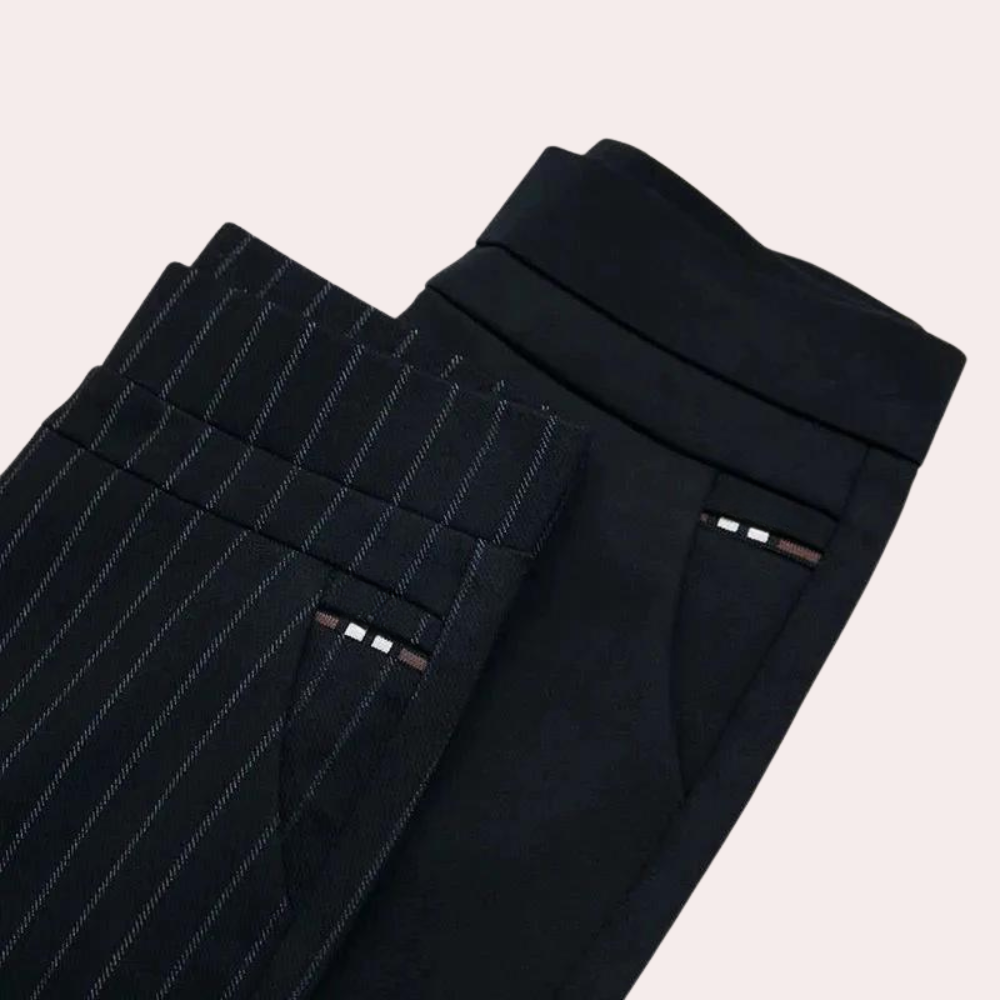 Stylish Stretch Women’s Pants – Elara-Black-M-State of Style
