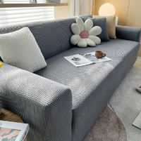 Stylish Stretchable Sofa Cover - StretchGuard-1-Seater (90-140cm)-Light Grey-State of Style