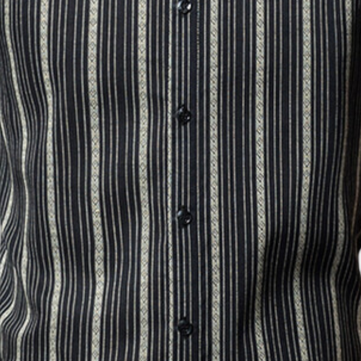 Stylish Striped Summer Men's Shirt - Lars-Black-S-State of Style