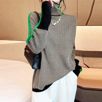Stylish Striped Women's Sweater - Lena-Green-S-State of Style