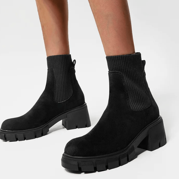 Stylish Suede Winter Boots for Women - Eloise-Grey-5-State of Style