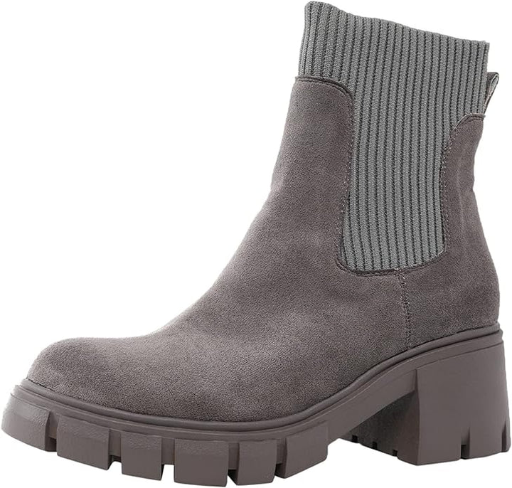 Stylish Suede Winter Shoes for Women - Eloise-Grey-2.5-State of Style