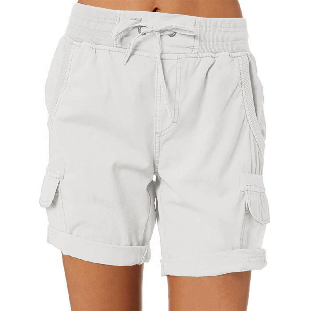 Stylish summer beach shorts – Chloe-White-S-State of Style