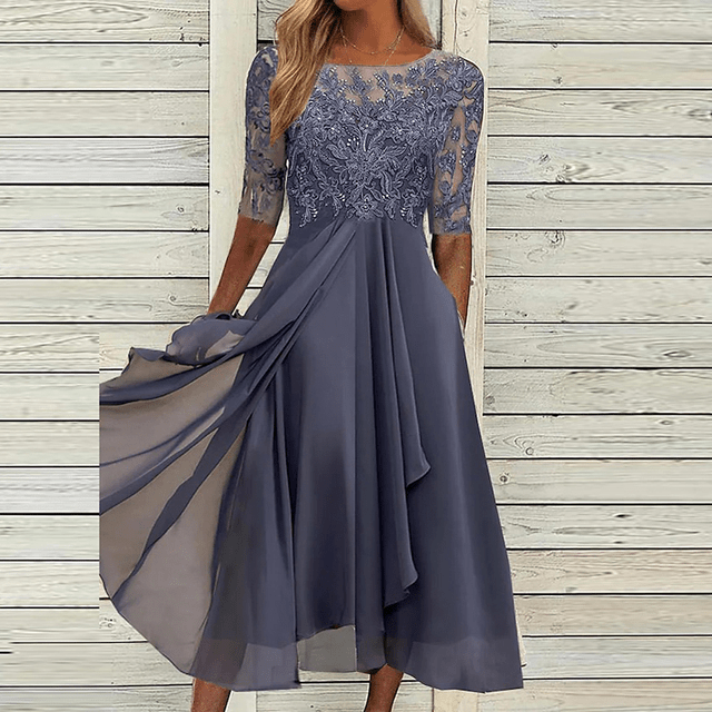 Stylish Summer Dress for a Fashionable Look - Lena Meier-Lilac-S-State of Style
