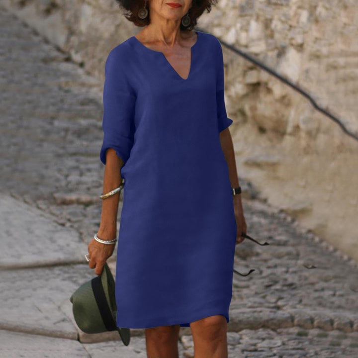Stylish Summer Dress - Sofia-Dark Blue-S-State of Style
