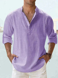 Stylish summer shirt for men (Buy 1, get 1 free) - Leo-Violet-S-State of Style