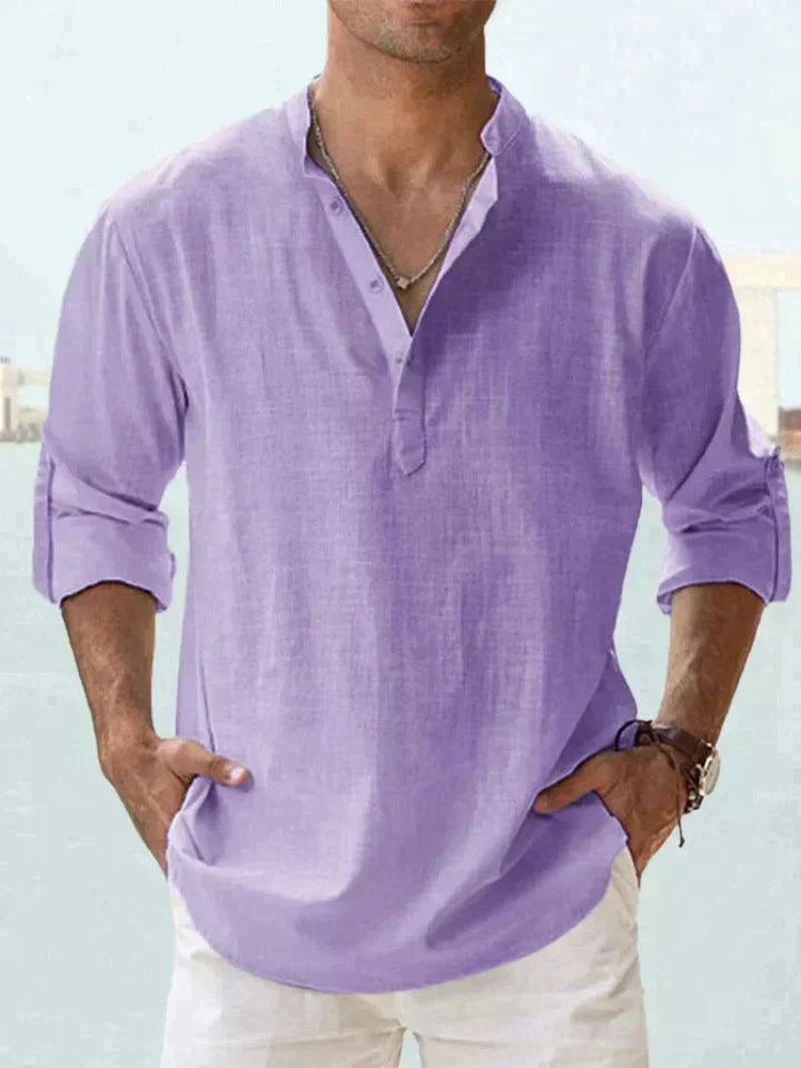 Stylish summer shirt for men (Buy 1, get 1 free) - Leo-Violet-S-State of Style