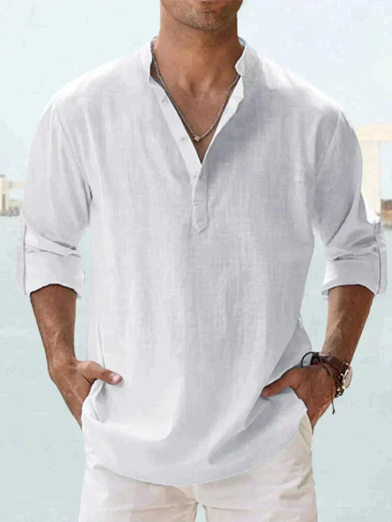 Stylish summer shirt for men (Buy 1, get 1 free) - Leo-White-S-State of Style