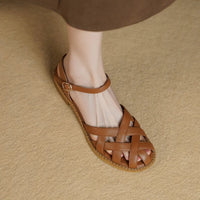 Stylish summer shoes with comfort sole – Amira-Brown-3-State of Style