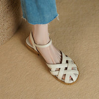 Stylish summer shoes with comfort sole – Amira-White-3-State of Style