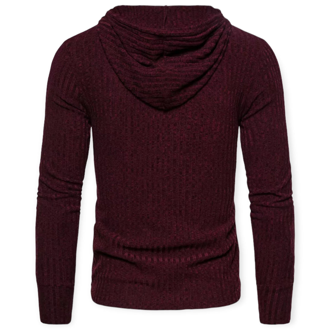 Stylish Sweater with Prints for Men - UrbanWild-Chestnut brown-S-State of Style