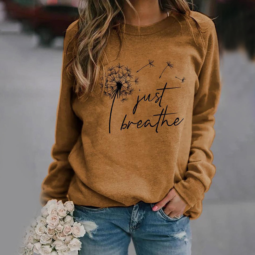 Stylish Sweatshirt for Women - Elodie-Brown-S-State of Style