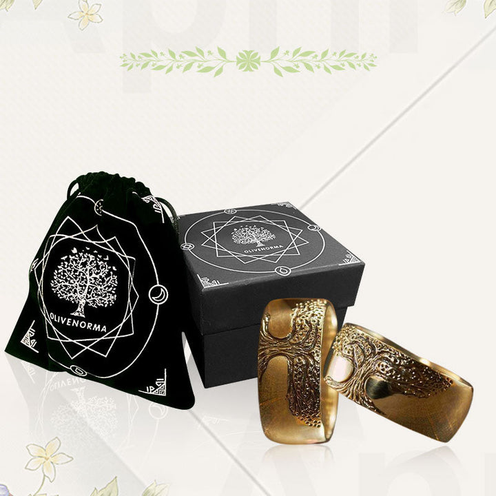 Stylish Tree of Life Ring - Lina-Gold-49mm-State of Style