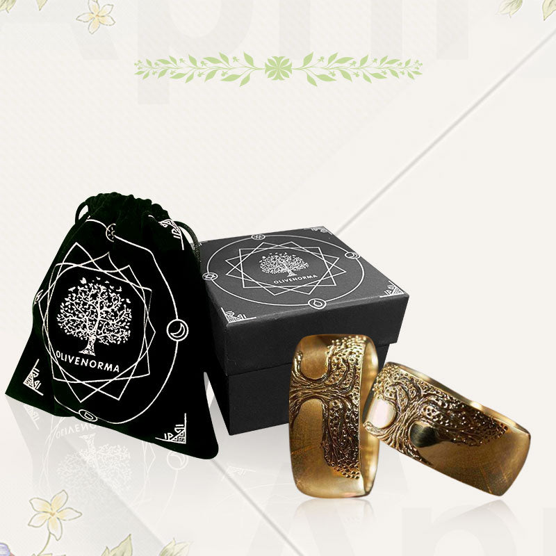 Stylish Tree of Life Ring - Lina-Gold-49mm-State of Style