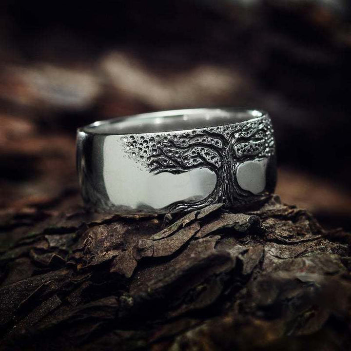 Stylish Tree of Life Ring - Lina-Silver-49mm-State of Style