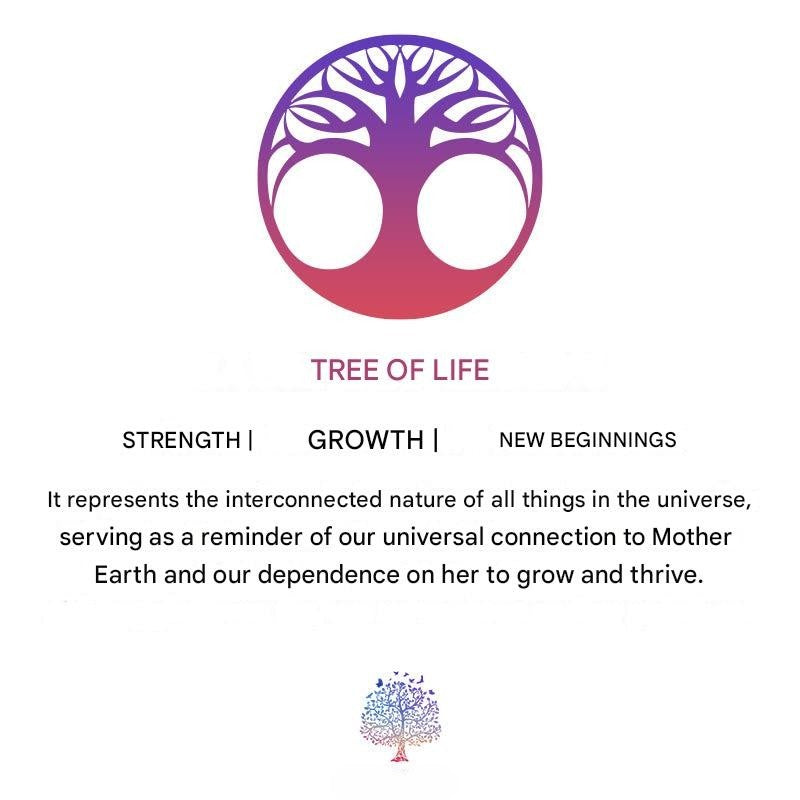 Stylish Tree of Life Ring made of Stainless Steel for Women - Elina-Tree of Life-5.11 cm-State of Style