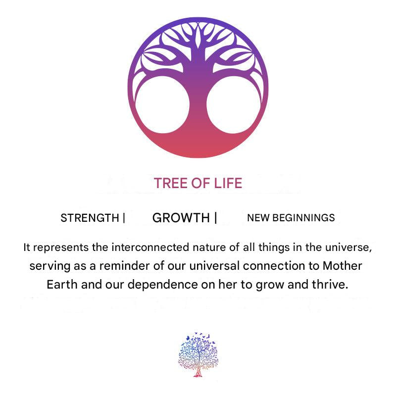 Stylish Tree of Life Stainless Steel Women's Ring - Elina-51mm-Tree of Life-State of Style