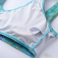 Stylish two-piece women's bikini – Perfect for the beach and sun-Marble Blue-S-State of Style