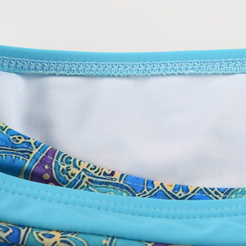 Stylish two-piece women's bikini – Perfect for the beach and sun-Marble Blue-S-State of Style