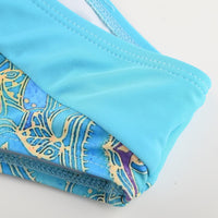 Stylish two-piece women's bikini – Perfect for the beach and sun-Marble Blue-S-State of Style