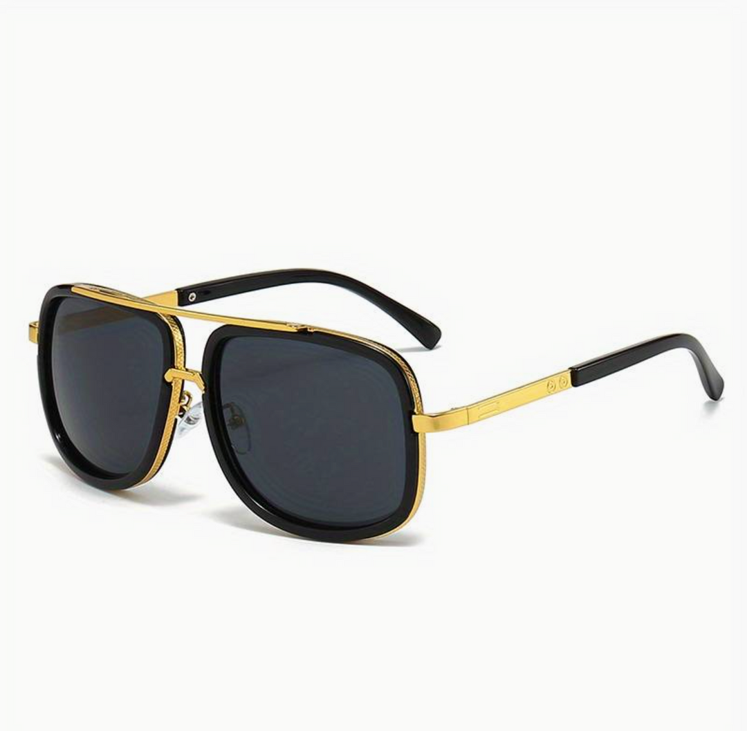 Stylish unisex sunglasses with an elegant finish – SunEdge Flair-Black-State of Style