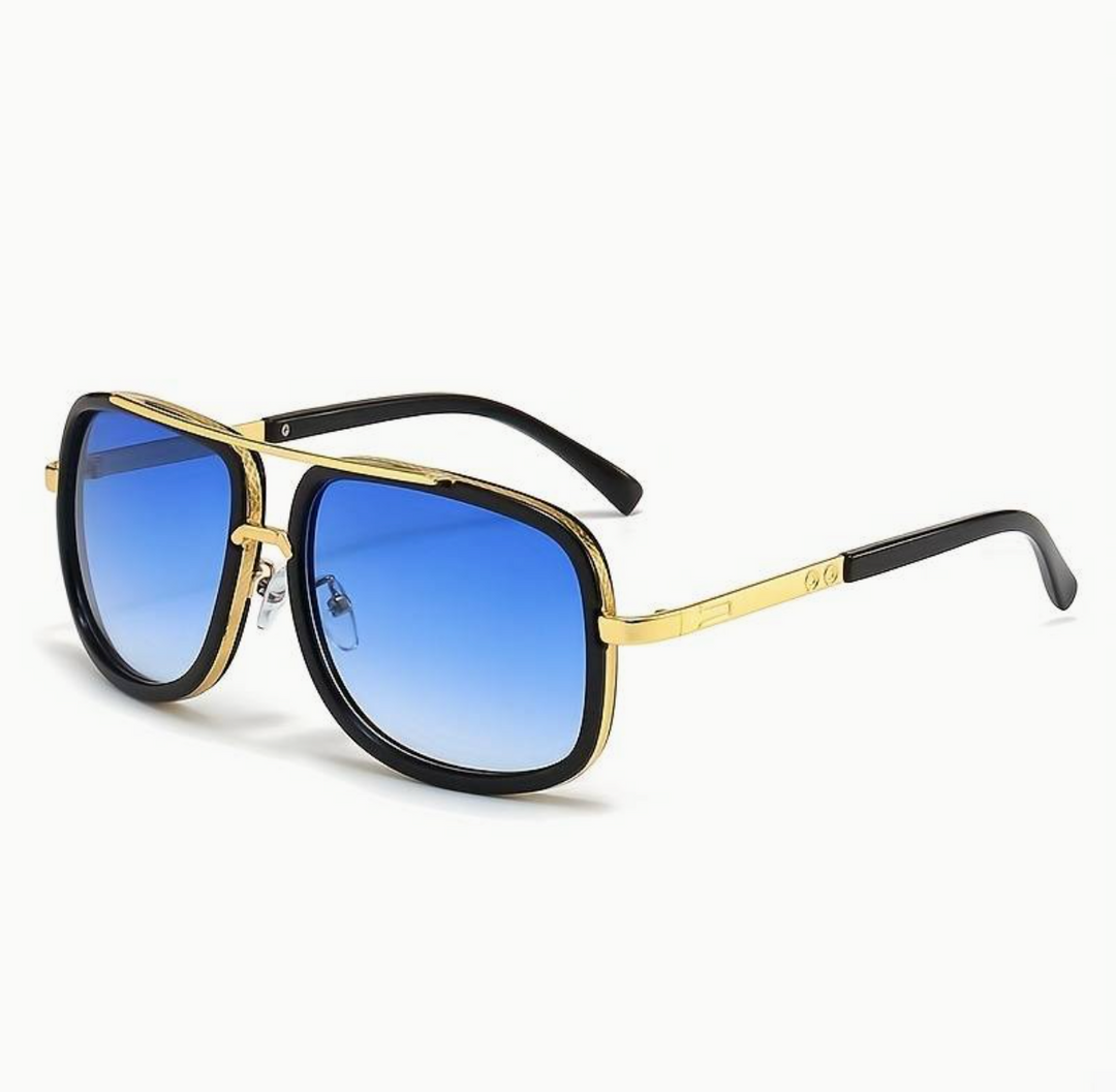 Stylish unisex sunglasses with an elegant finish – SunEdge Flair-Blue-State of Style