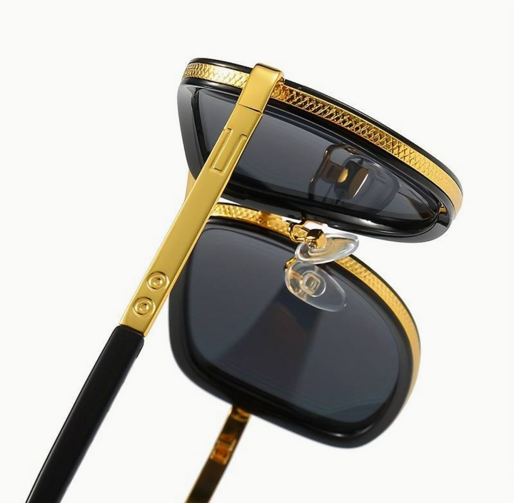 Stylish unisex sunglasses with an elegant finish – SunEdge Flair-Brown-State of Style