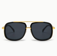 Stylish unisex sunglasses with an elegant finish – SunEdge Flair-Brown-State of Style