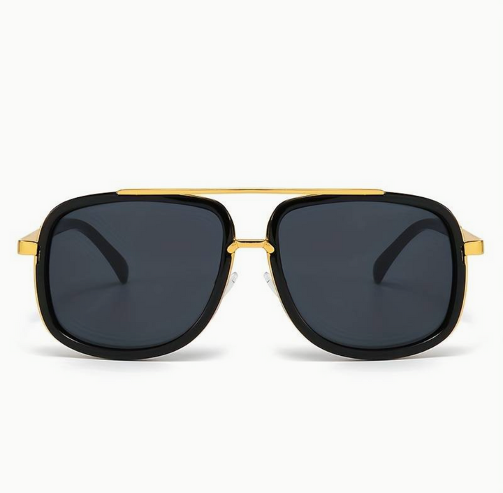 Stylish unisex sunglasses with an elegant finish – SunEdge Flair-Brown-State of Style