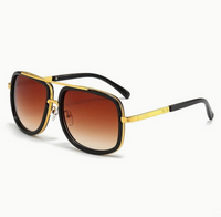 Stylish unisex sunglasses with an elegant finish – SunEdge Flair-Brown-State of Style