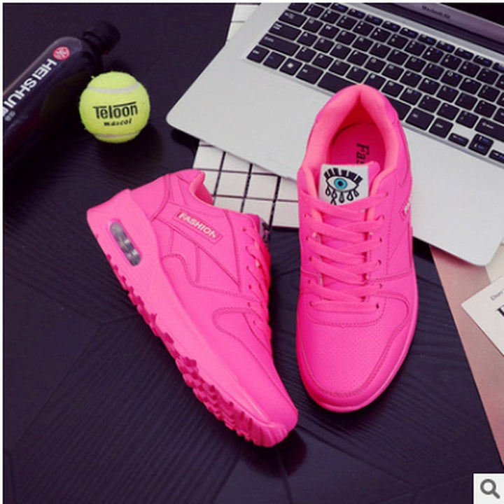 Stylish Vegan Leather Women’s Sneakers - Valencia-Fuchsia-5-State of Style