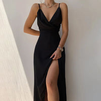 Stylish Versatile Adeline Midi Dress-Black-S-State of Style