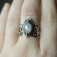 Stylish Vintage Moonstone Ring - Clara-51mm-State of Style