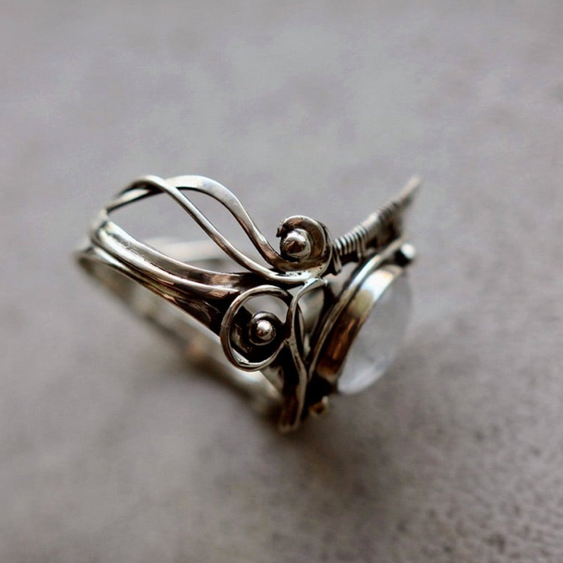 Stylish Vintage Moonstone Ring - Clara-51mm-State of Style