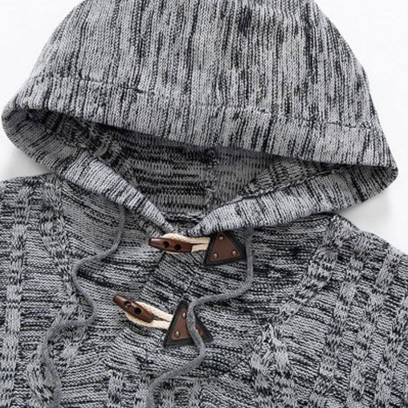 Stylish Warm Fleece Hoodie for Men - AlpineTrail-Brown-S-State of Style