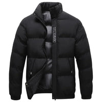 Stylish Warm Men's Winter Coat - Arvid-Black-S-State of Style