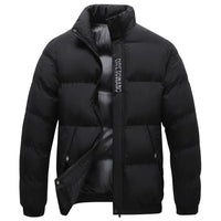 Stylish Warm Men's Winter Jacket - Arvid-Black-S-State of Style