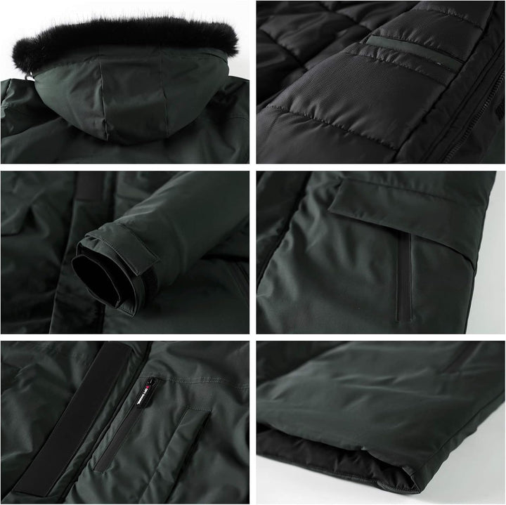 Stylish Warm Winter Coat - Jacky-Green-S-State of Style