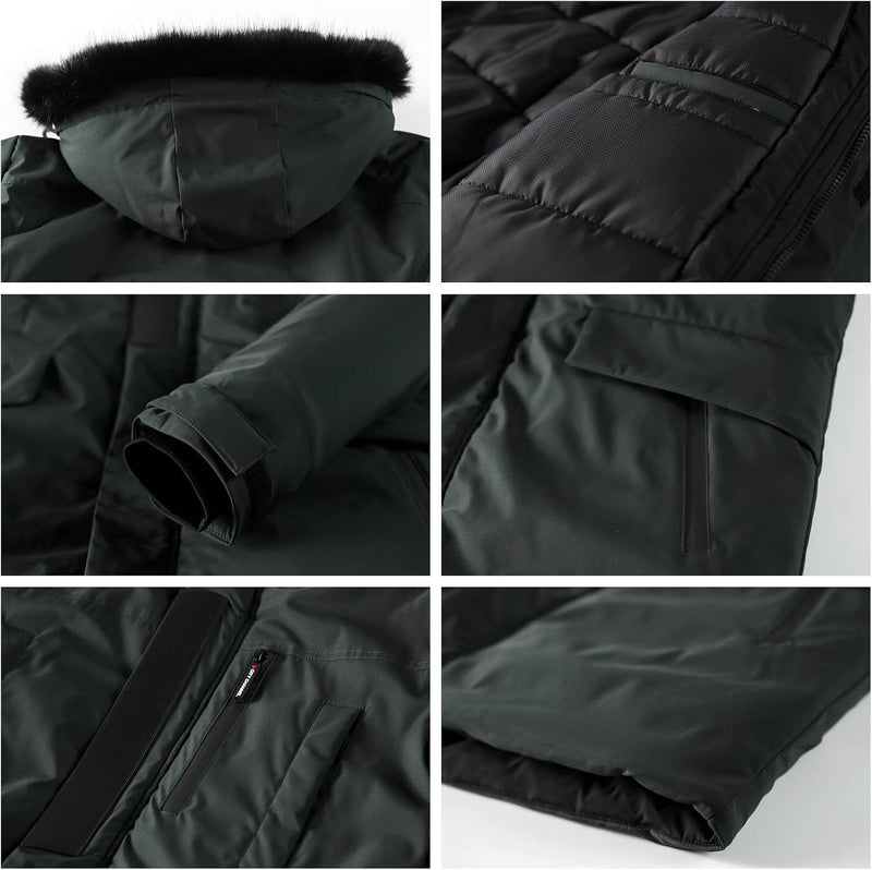 Stylish Warm Winter Coat - Jacky-Green-S-State of Style