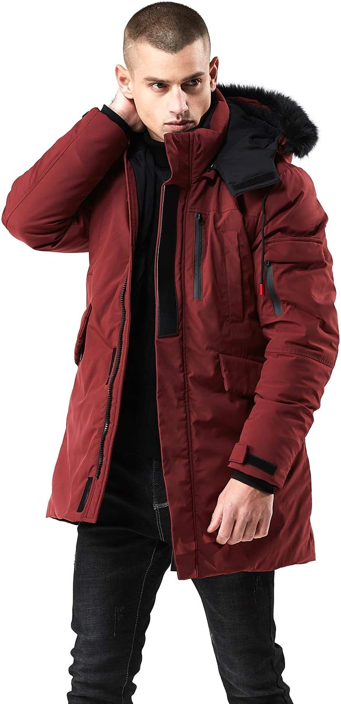 Stylish Warm Winter Jacket - Jacky-Burgundy-S-State of Style