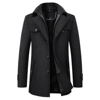 Stylish Waterproof Winter Jacket - Dario-Black-S-State of Style