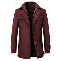 Stylish Waterproof Winter Jacket - Dario-Bordeaux red-S-State of Style