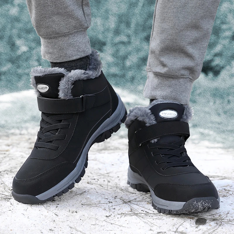 Stylish Waterproof Winter Sneakers - Avery-Black-4 - Women-State of Style