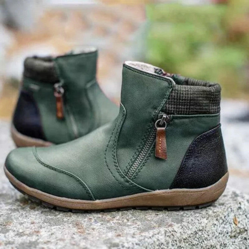 Stylish Waterproof Women's Boots - Isabeau-Green-3-State of Style