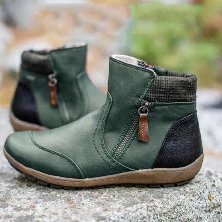 Stylish Waterproof Women's Boots - Isabeau-Green-3-State of Style