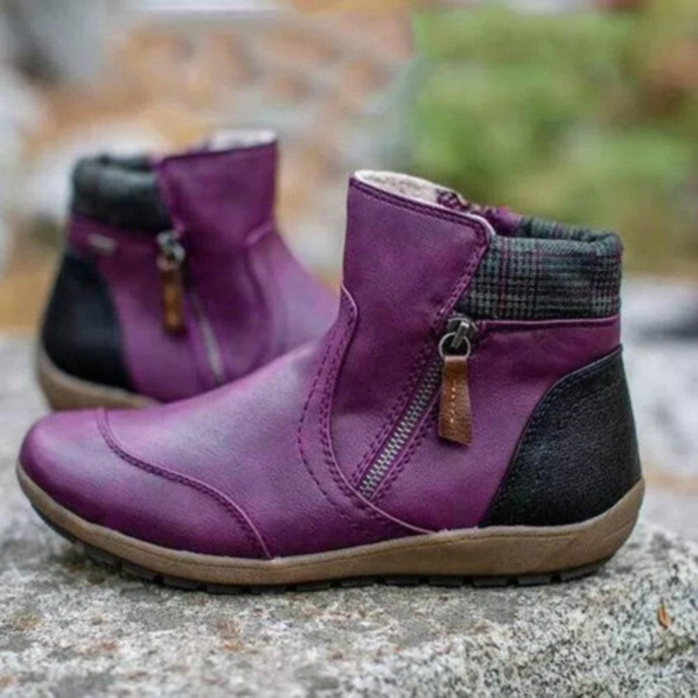 Stylish Waterproof Women's Boots - Isabeau-Purple-3-State of Style