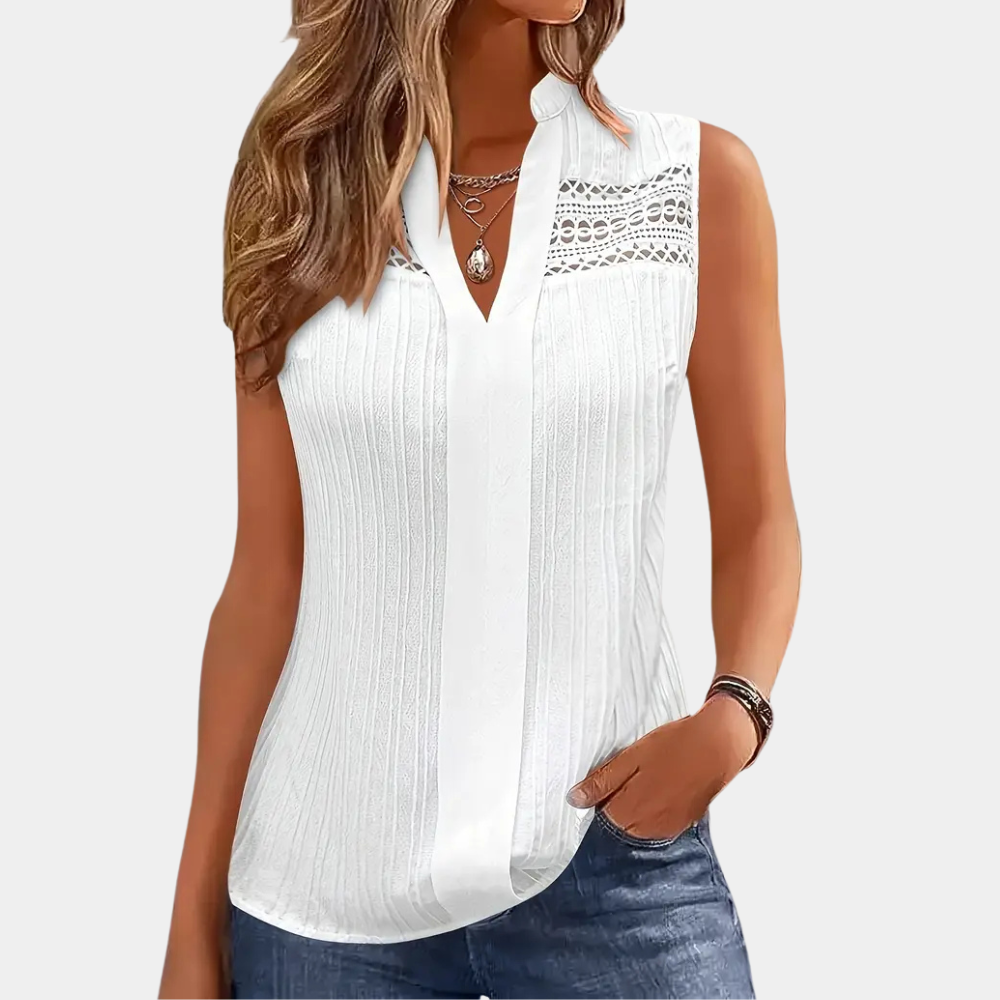 Stylish White Top for Women - Romy-XS-State of Style